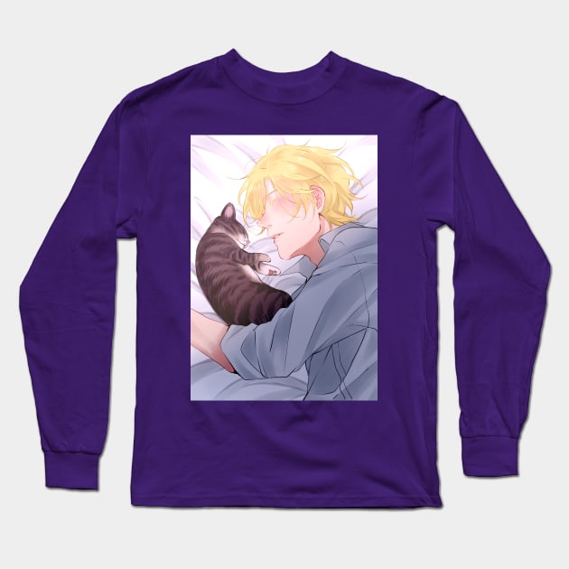 Ash Lynx Kitten Long Sleeve T-Shirt by MykaAndSalmon